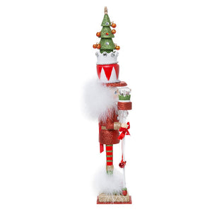 Hollywood Red and Green Tree Hat Nutcracker