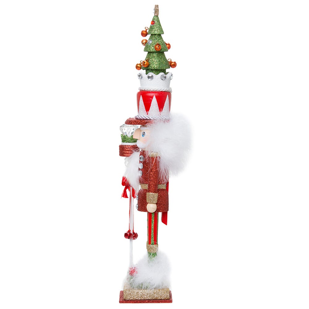 Hollywood Red and Green Tree Hat Nutcracker