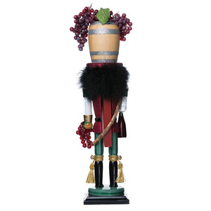 Hollywood Wine Barrel Hat Nutcracker