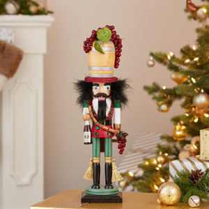 Hollywood Wine Barrel Hat Nutcracker