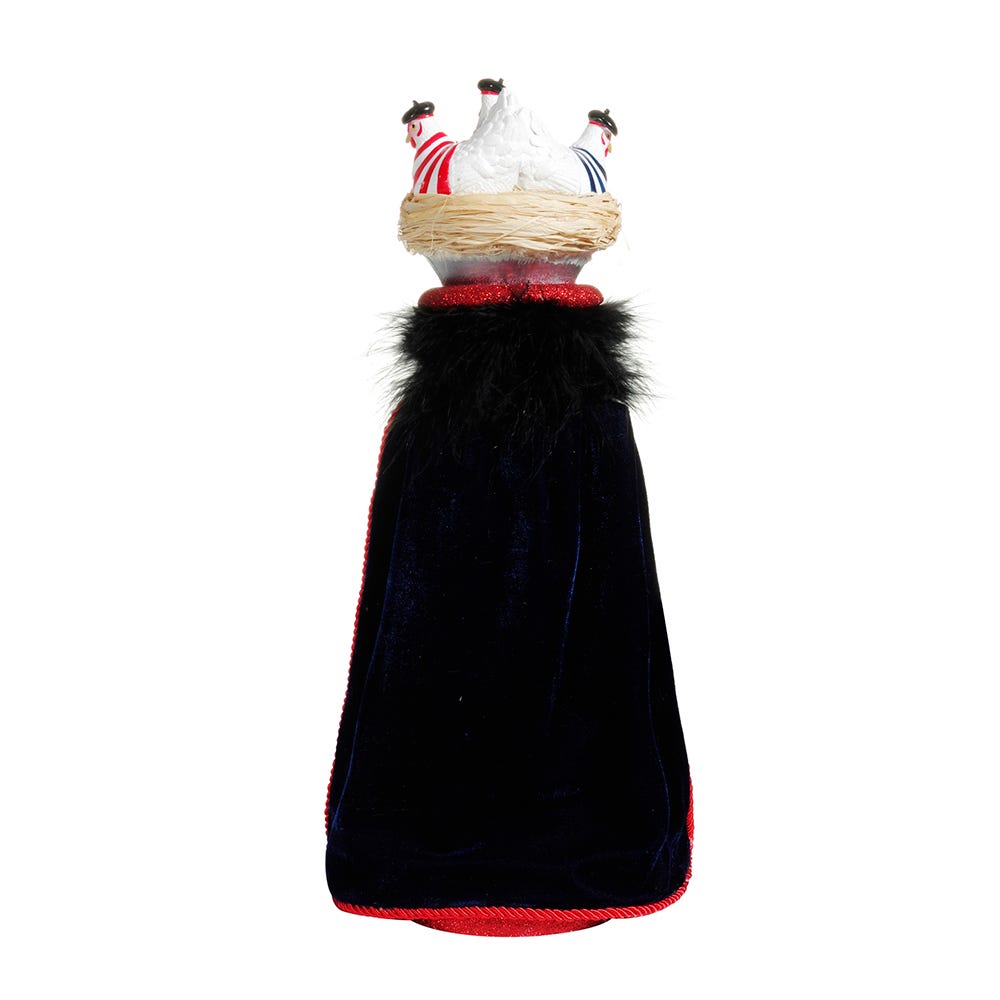 Hollywood Three French Hens Nutcracker