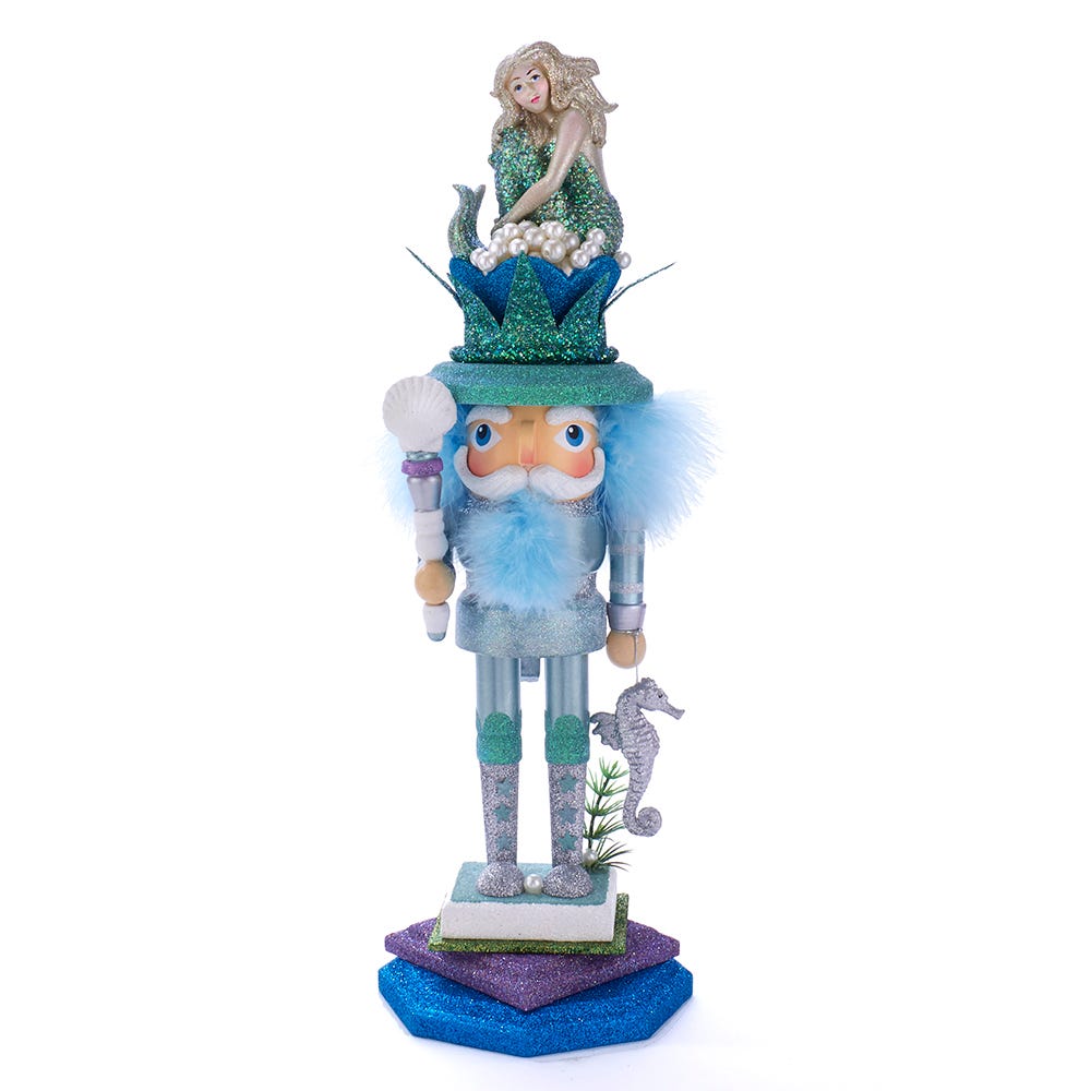 Hollywood Mermaid King Nutcracker