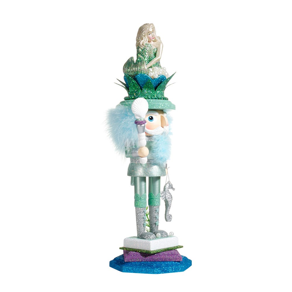Hollywood Mermaid King Nutcracker