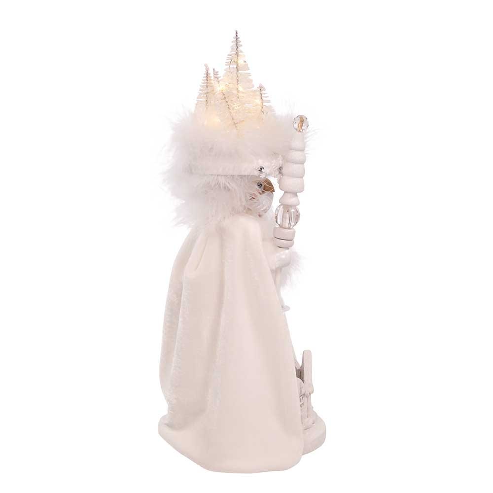 Hollywood White Winter LED Hat Nutcracker
