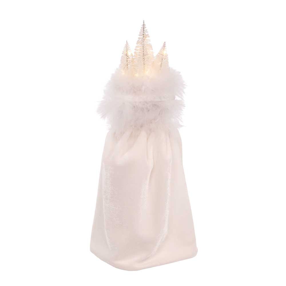 Hollywood White Winter LED Hat Nutcracker