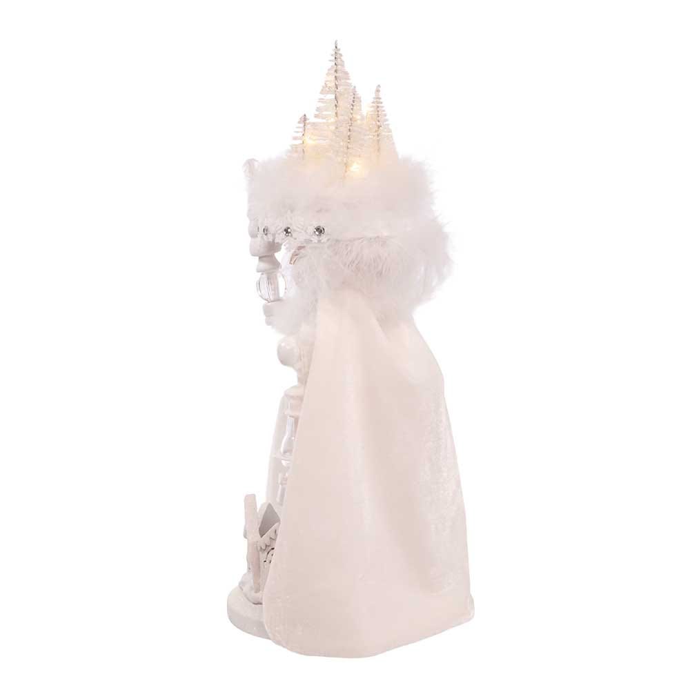 Hollywood White Winter LED Hat Nutcracker