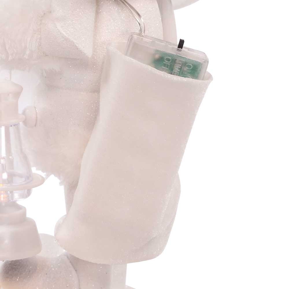 Hollywood White Winter LED Hat Nutcracker