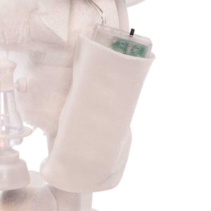 Hollywood White Winter LED Hat Nutcracker