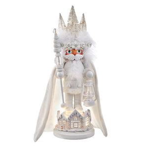 Hollywood White Winter LED Hat Nutcracker
