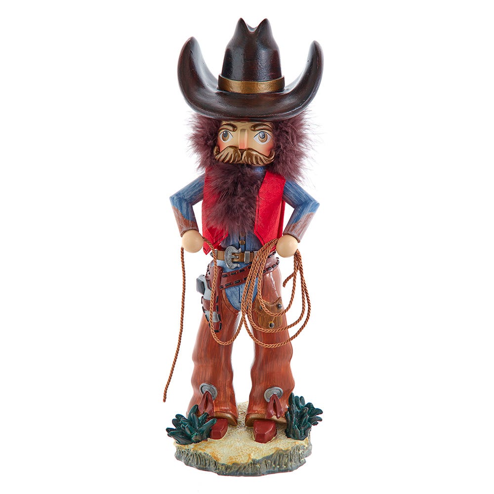 Hollywood Nutcrackers Cowboy With Lasso Nutcracker