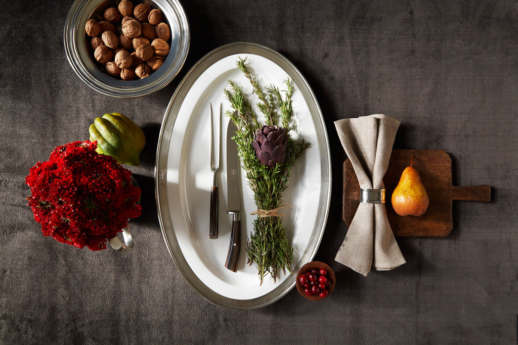 Round Napkin Ring, Pair
