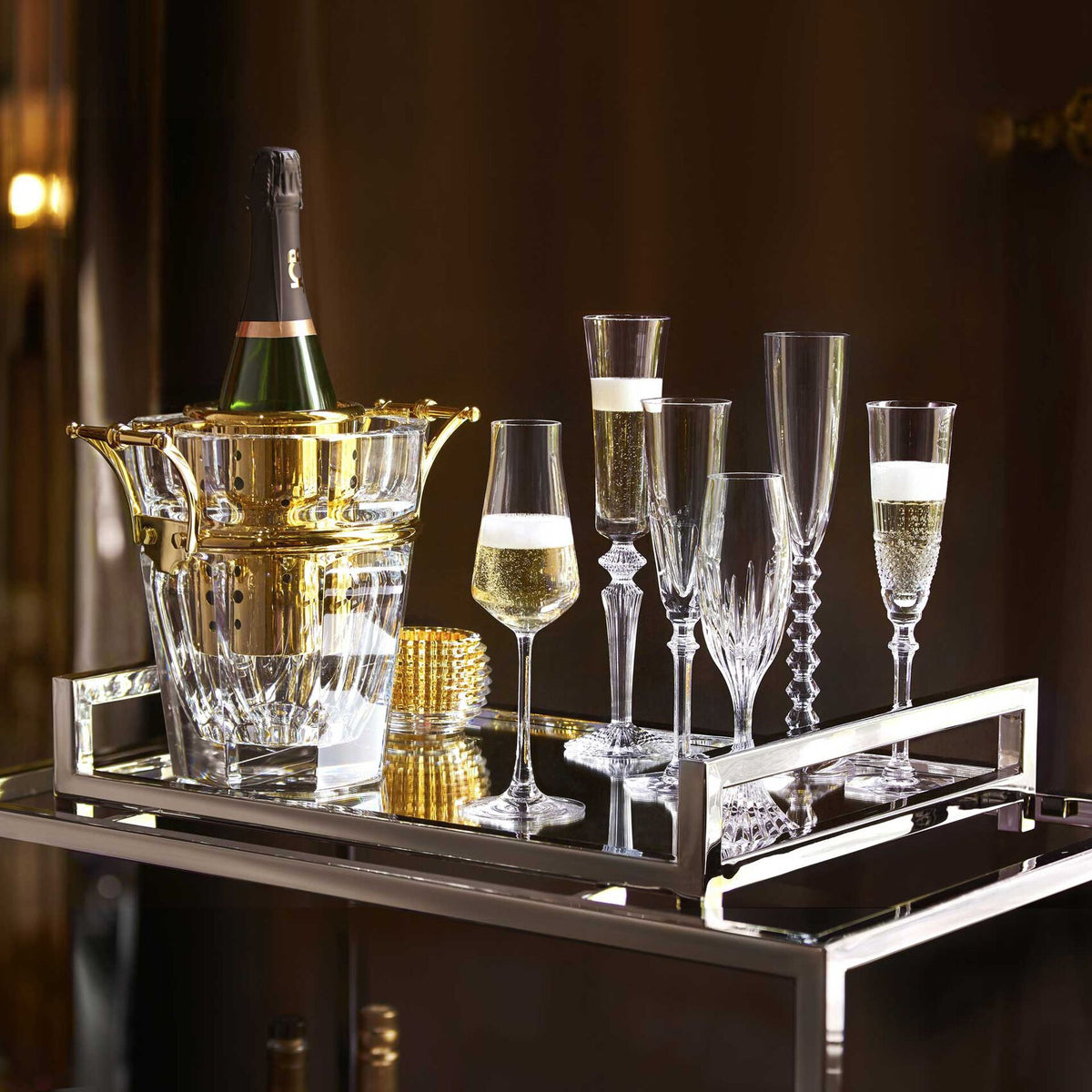Bubble Box, Set of 6 Champagne Flutes