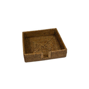 Rattan Dinner Napkin Holder in Natural