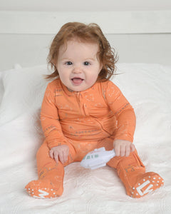 Helicopter Baby Footie Pajamas, Transportation Pajamas, Baby Bamboo PJ