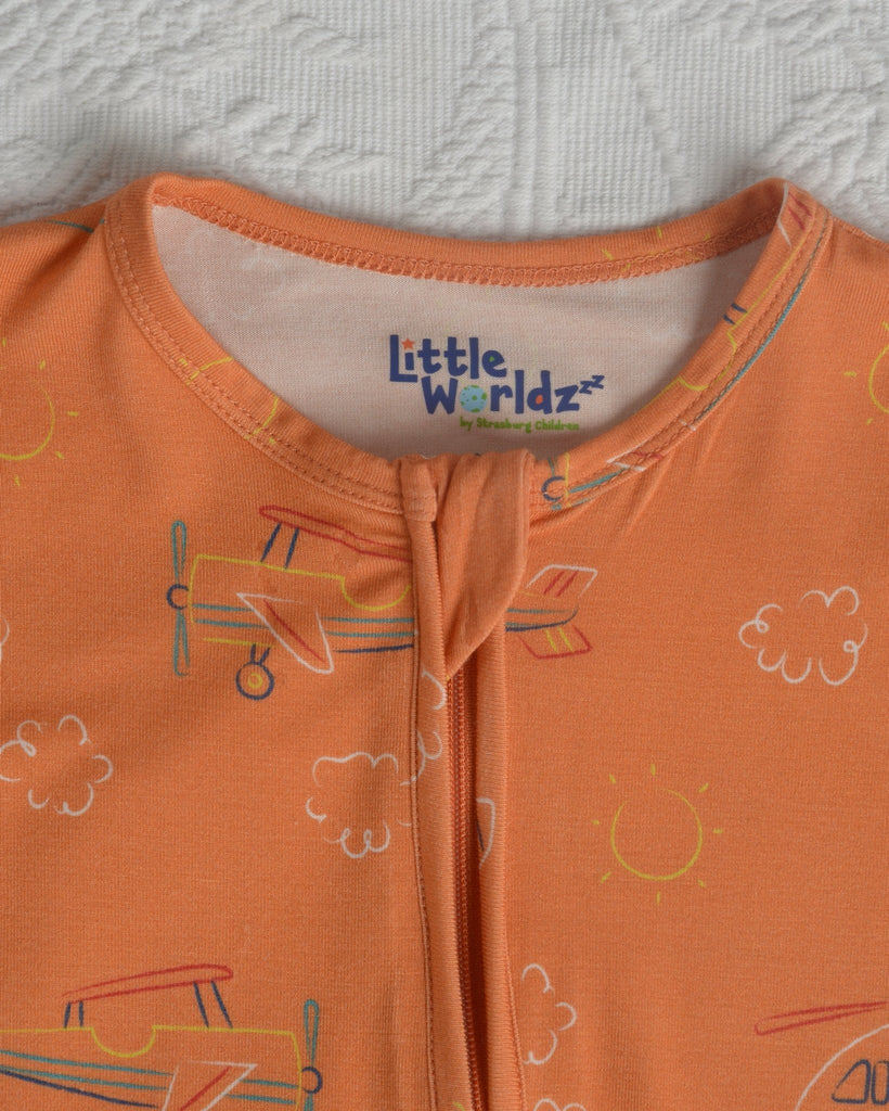 Helicopter Bamboo Toddler Pajamas, Transportation Pajamas, Toddler PJs