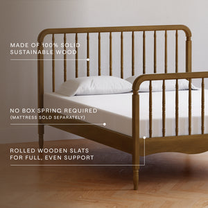 Liberty Spindle Full Bed in Natural Walnut