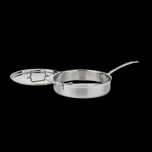 MultiClad Pro Triple Ply Stainless Cookware 5.5 Quart Sauté Pan in Stainless Steel