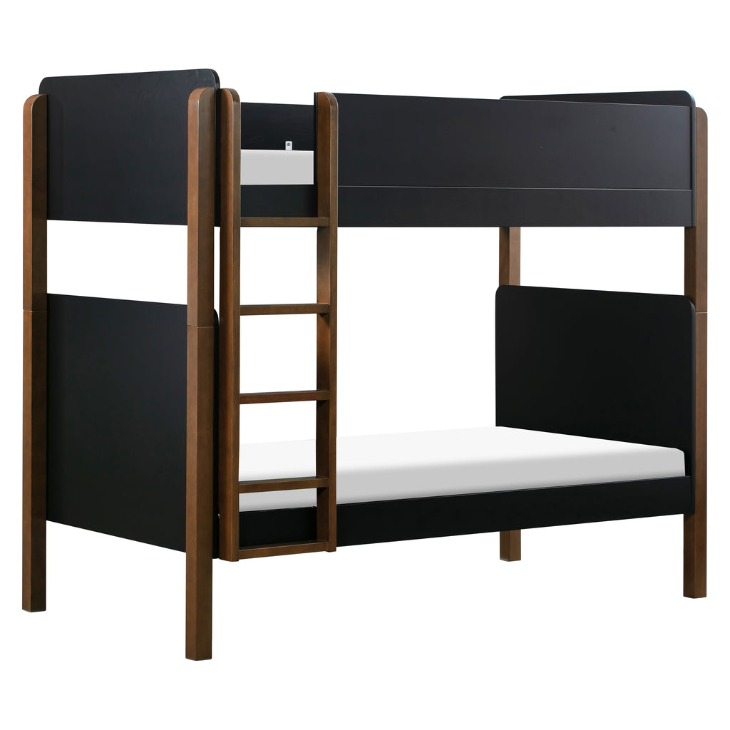 TipToe Bunk Bed in Black&Natural Walnut