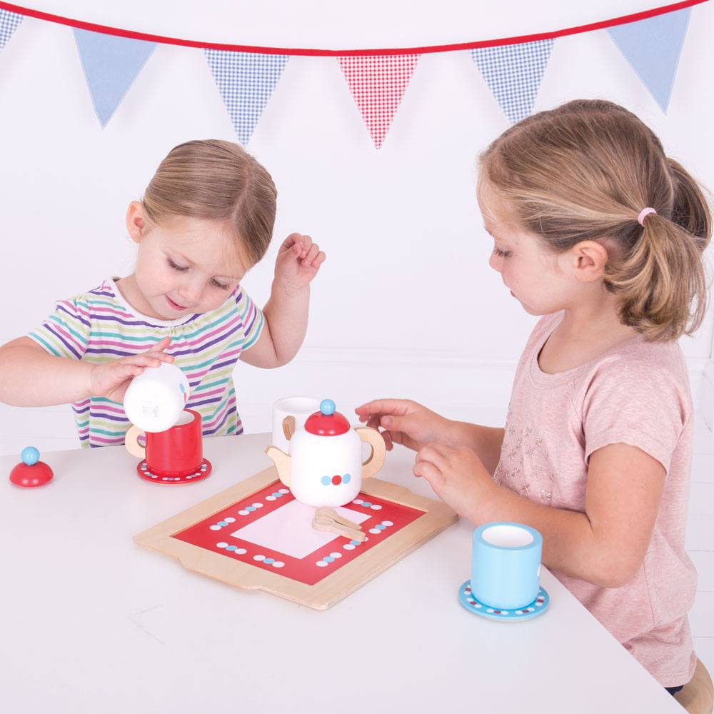 Tea Set on a Tray