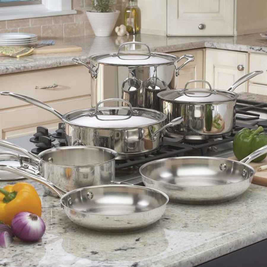 Chef's Classic® Stainless 10-Piece Set in Stainless Steel