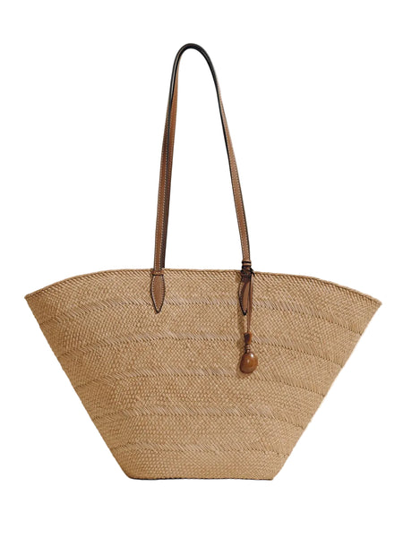 The Large Trapeze Basket in Nuez Cognac | Over The Moon