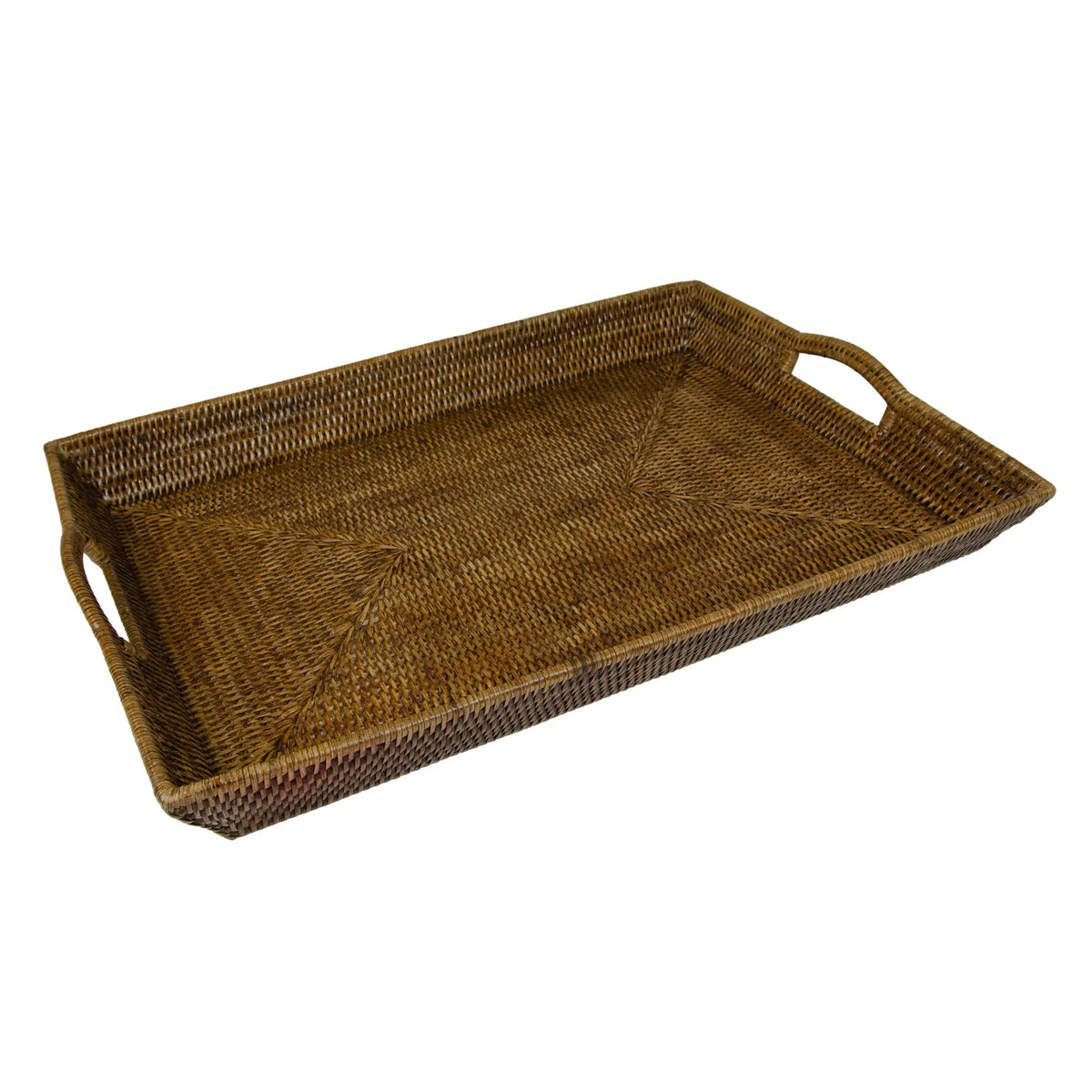 Rattan Extra Large Rectangle Tray in Natural