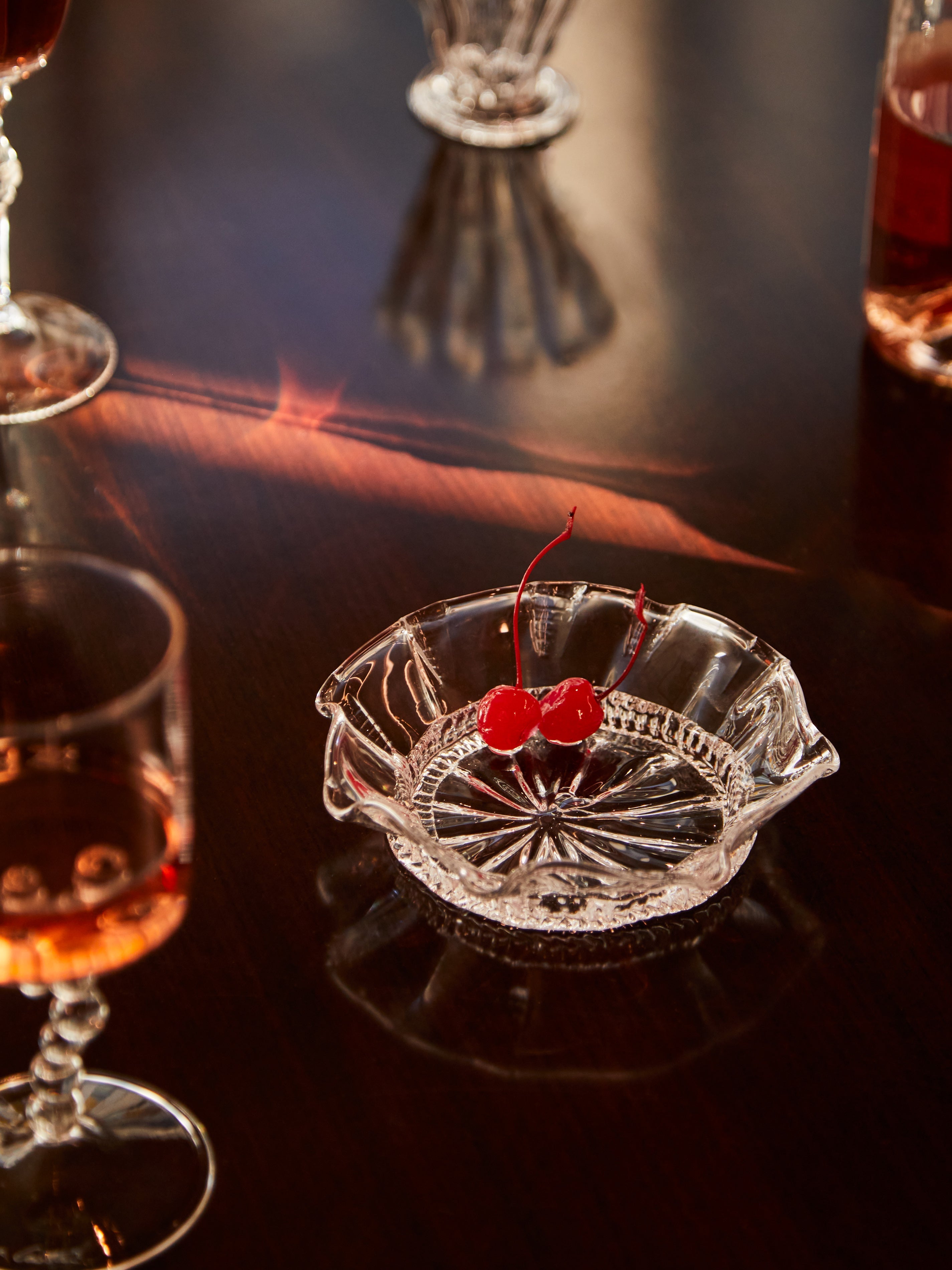 Alexander Kirkeby Hand-Blown Crystal Dessert Bowl