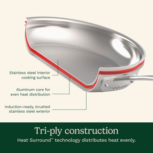 MultiClad Pro Triple Ply Stainless Cookware 12-Piece Set in Stainless Steel