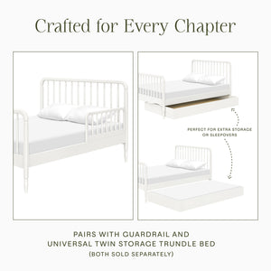 Liberty Spindle Full Bed in Warm White