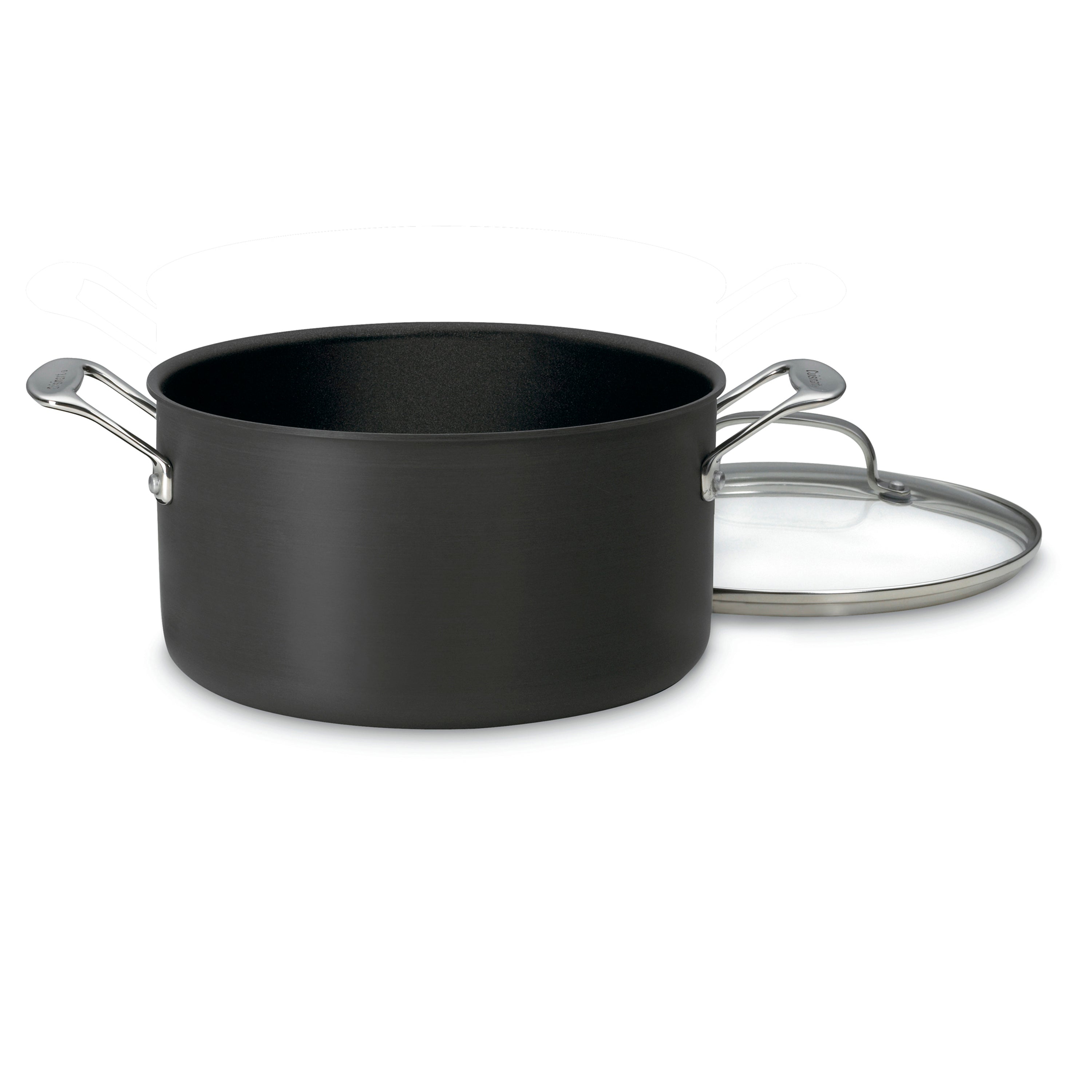 Chef's Classic® Nonstick Hard Anodized 6 Quart Stockpot in Black