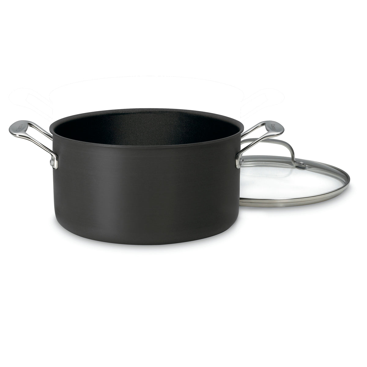 Chef's Classic® Nonstick Hard Anodized 6 Quart Stockpot in Black