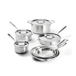All-Clad Stainless Cookware Set - 11 piece