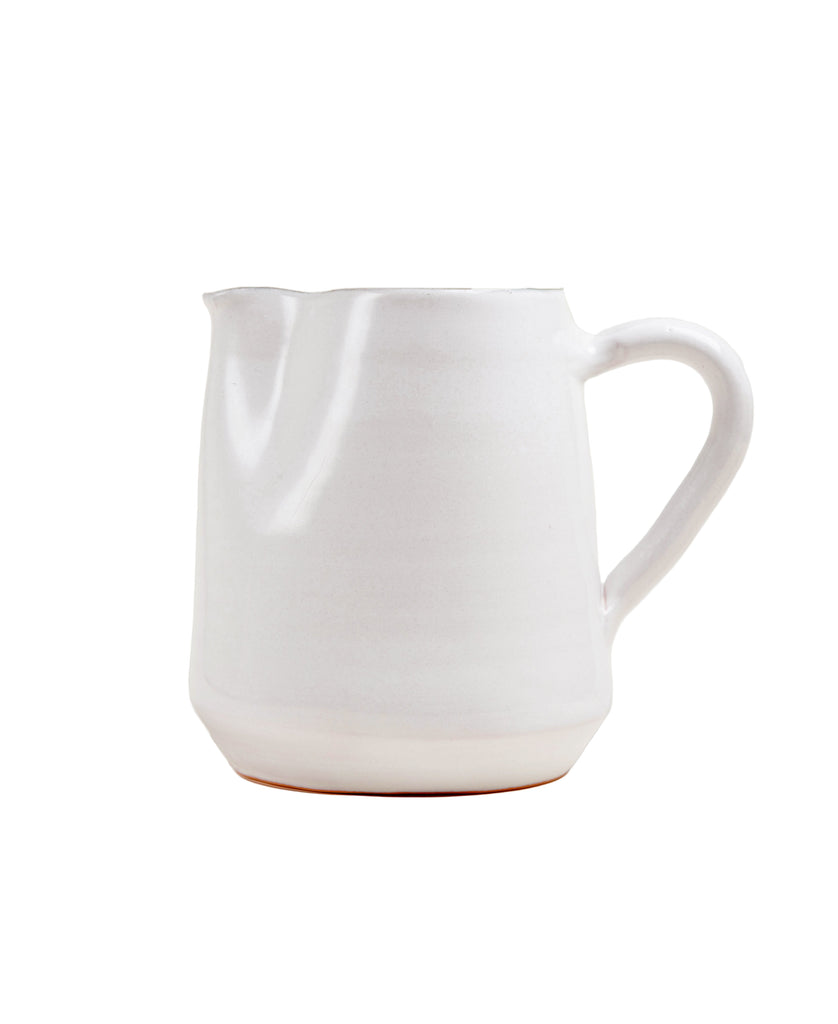 One-Liter Pitcher in White & Green