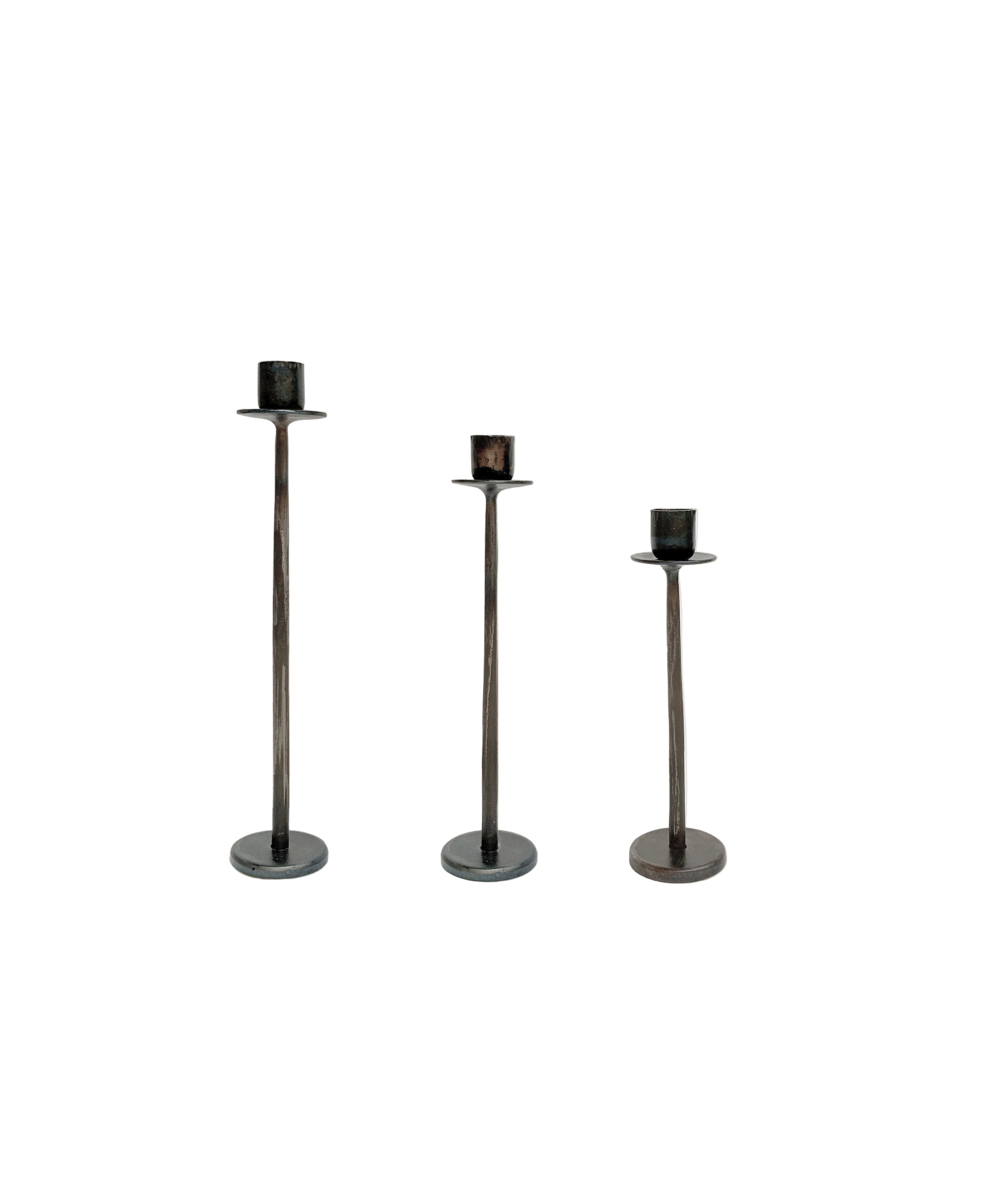 Iron Tapered Candleholders