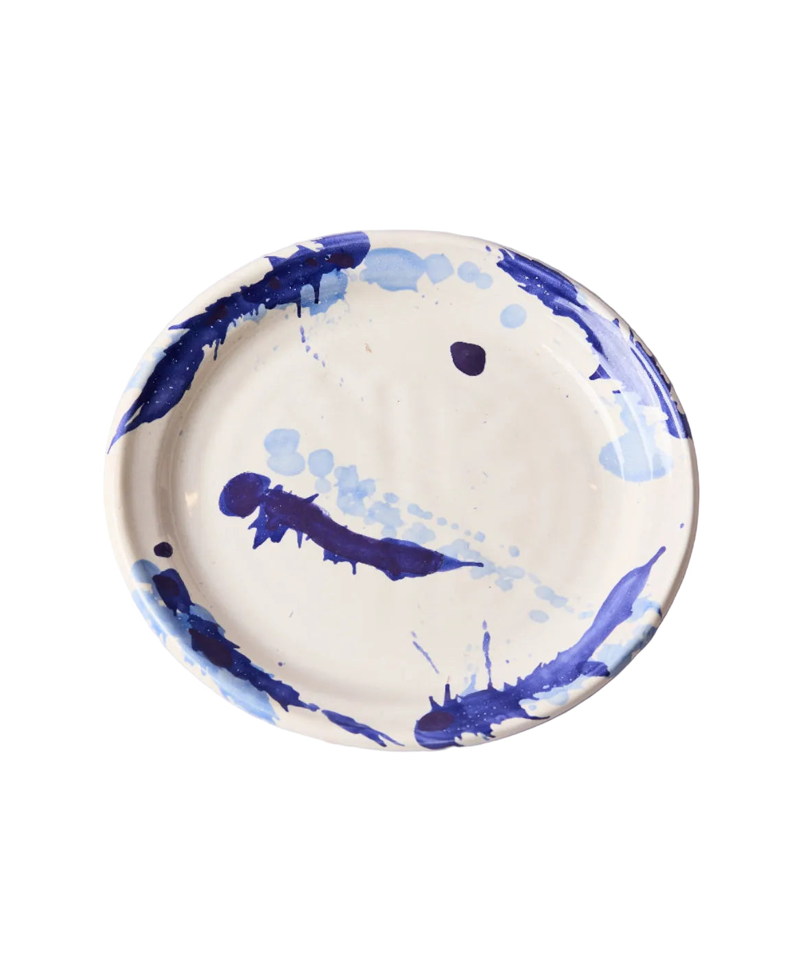 Montegranaro Blue & White Splatterware Dinner Plate