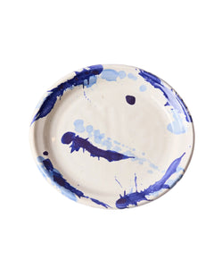 Montegranaro Blue & White Splatterware Dinner Plate