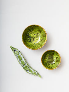 Moss Terracotta Oil & Salt Dish Set