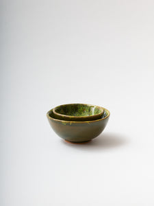 Moss Terracotta Oil & Salt Dish Set
