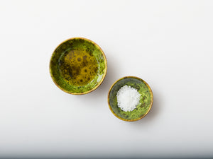 Moss Terracotta Oil & Salt Dish Set