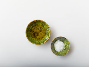 Moss Terracotta Oil & Salt Dish Set