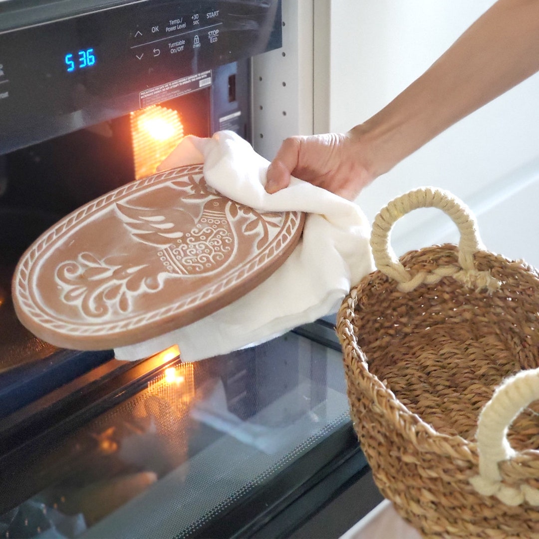 Bread Warming Stone + Basket
