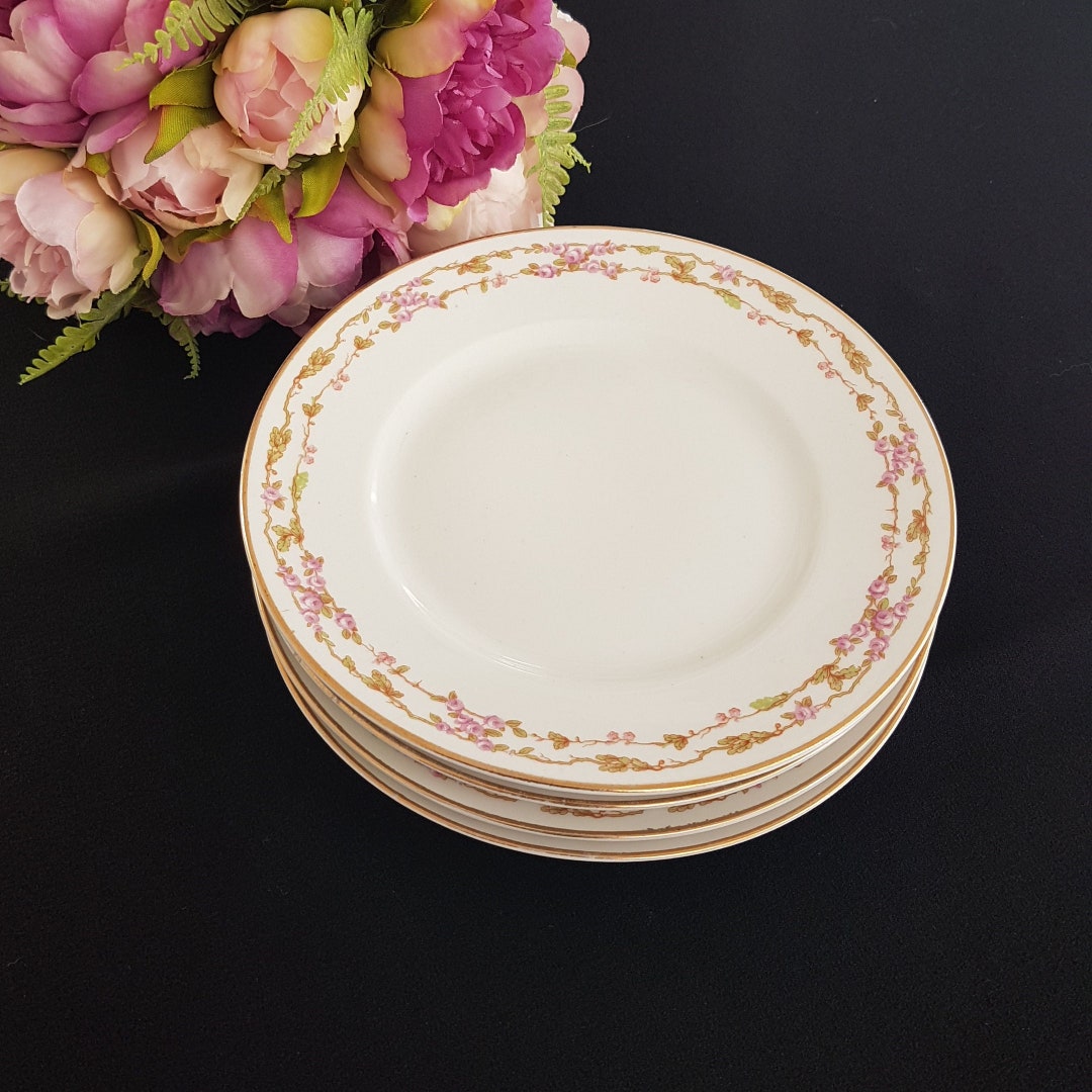 Bernardaud Limoges, Dessert Plates, Set of 4