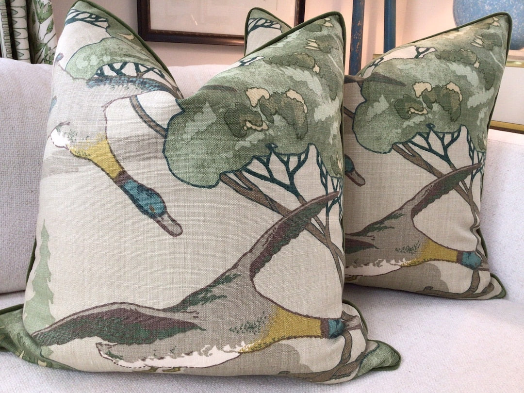 "Flying Ducks" Pillow Covers