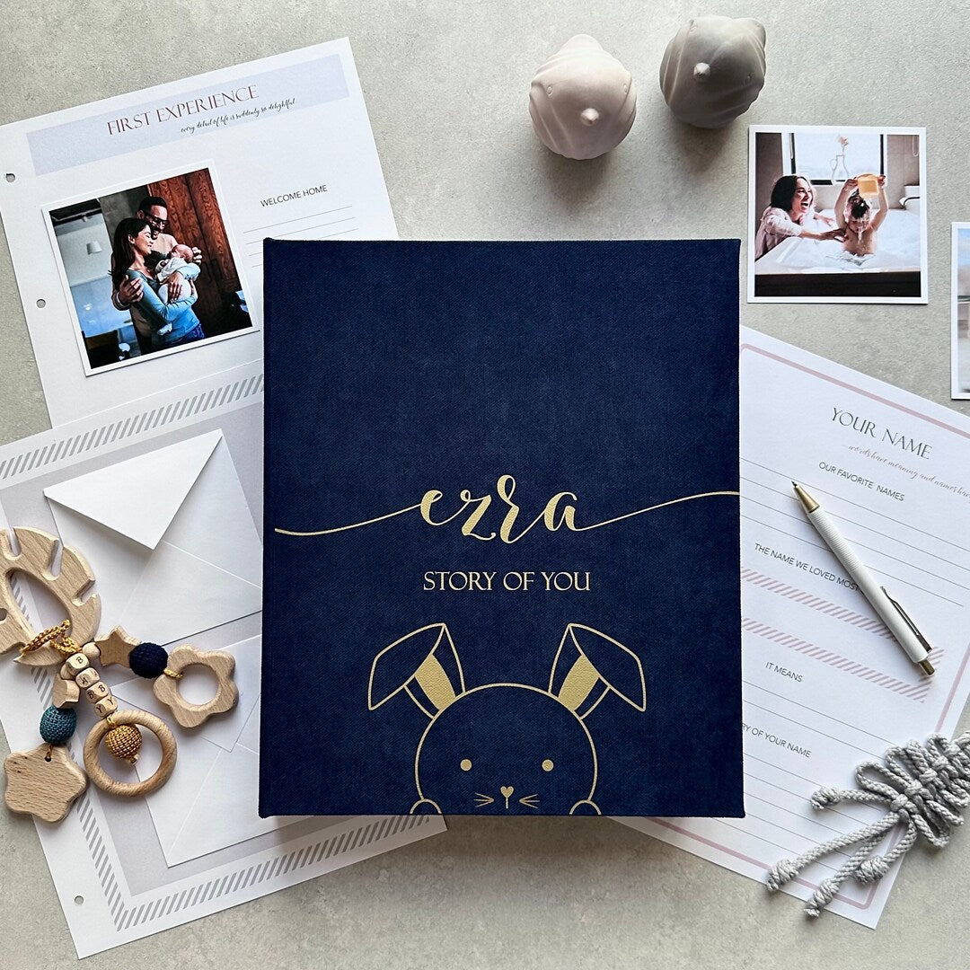 Baby Milestone Journal Scrapbook