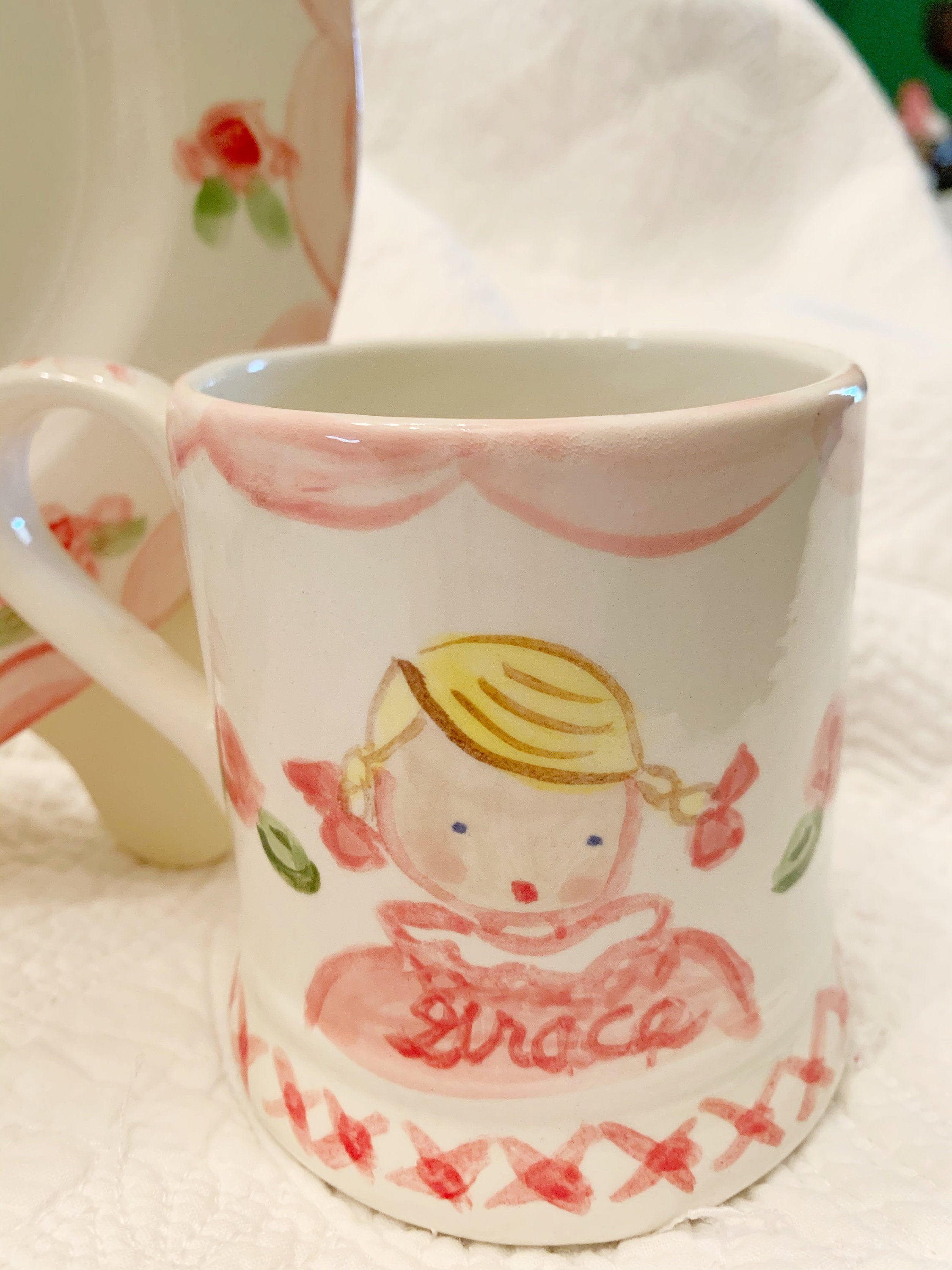 Personalized Girls Mug Cup - Premium  from Tricia Lowenfield Design 