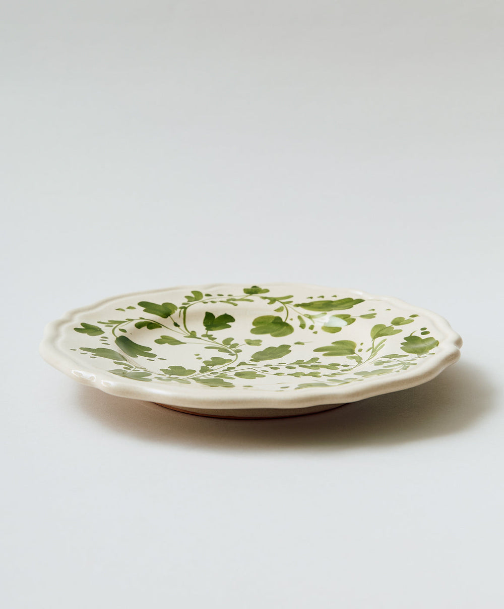 Flora Side Plate in Ivy