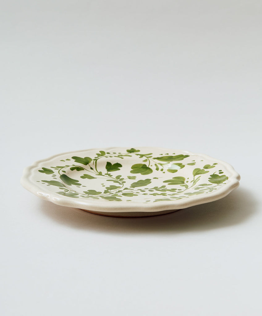 Flora Side Plate in Ivy