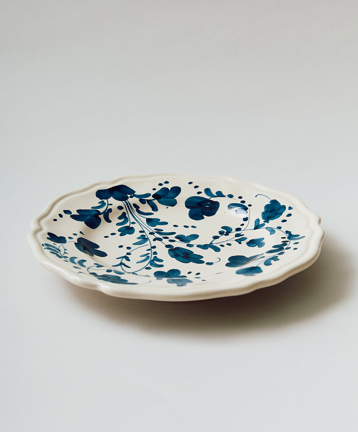 Flora Side Plate in Blue