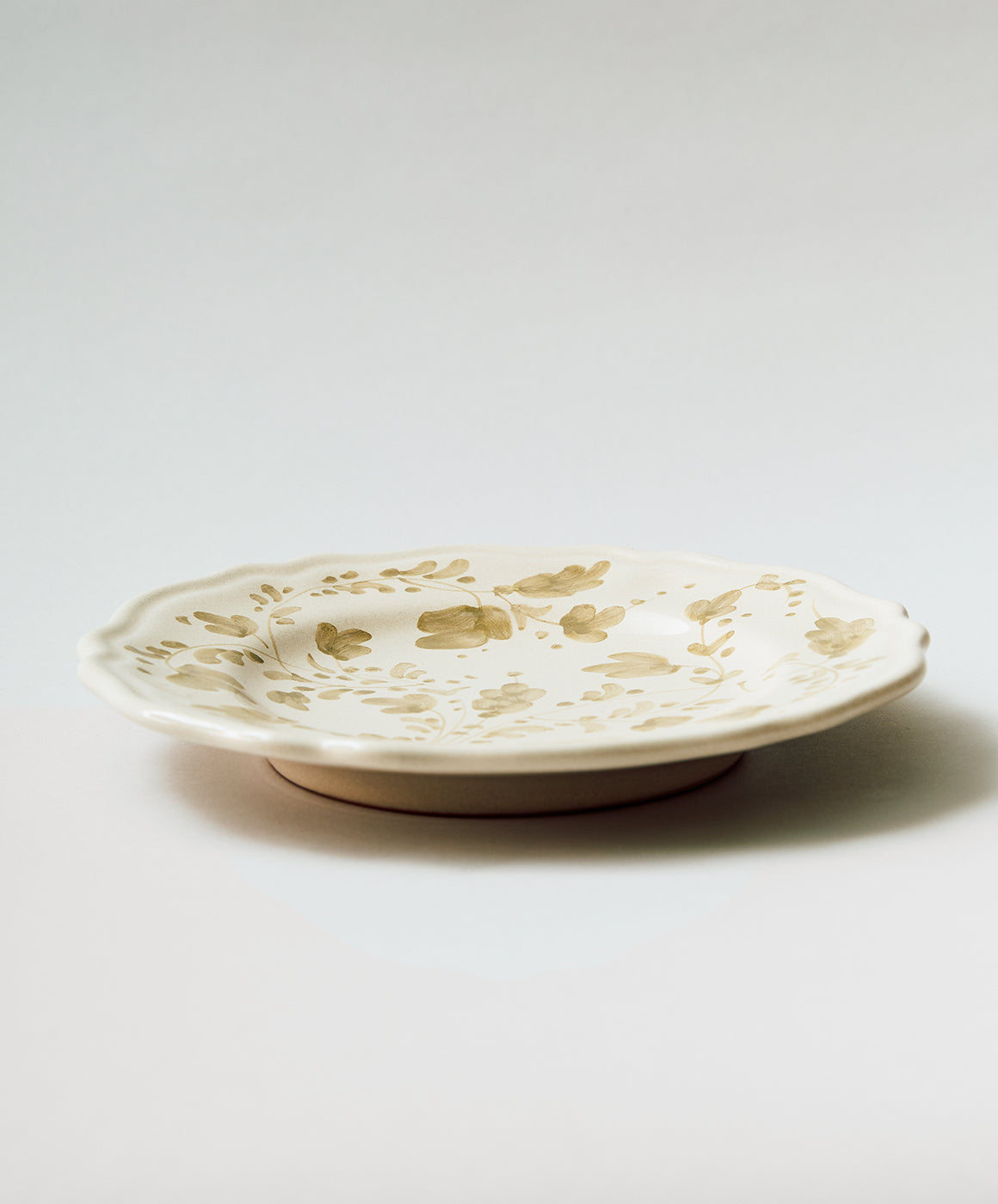 Flora Side Plate in Ecru