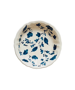 Flora Small Serving Bowl in Blue